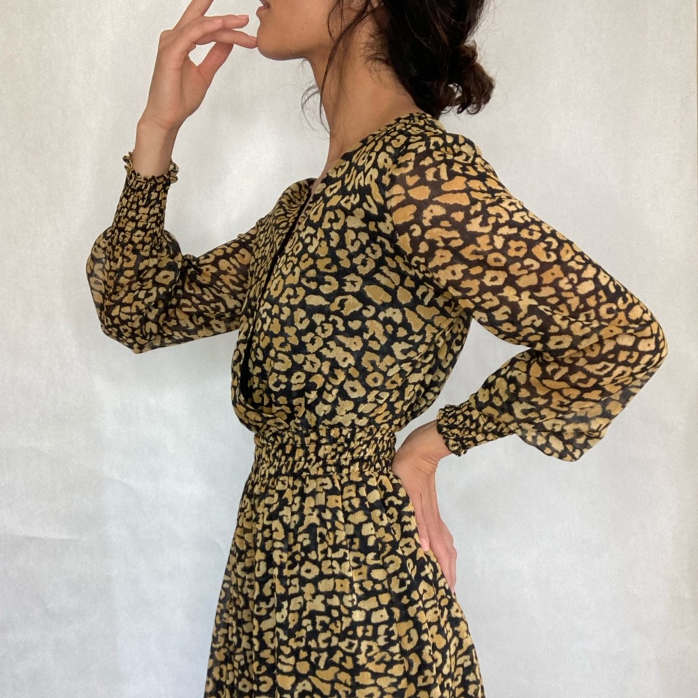Leopard print dress WWW